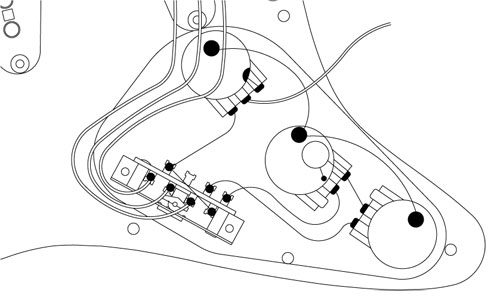 ストラト ノーマル回路図