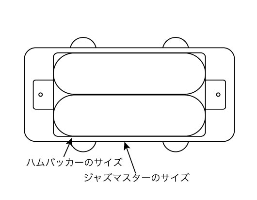 ハムバッカpーとジャズマスターの違い