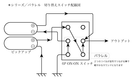 パラレル接続信号流れ