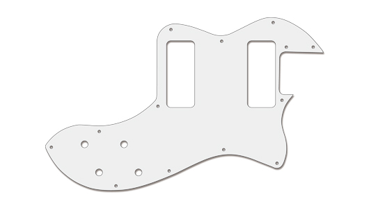 Custom Pickguard Moden Player テレ Thinline Deluxe用ピックガード Custom Pickguard Moden Player テレ Thinline Deluxe用ピックガード