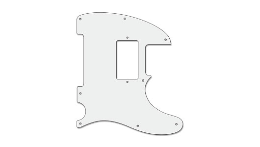 Custom Pickguard Blacktop Telecaster HH用/ピックガード Custom Pickguard Blacktop Telecaster HH用/ピックガード